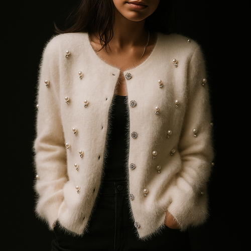 Atelier Perlé Cashmere Cardigan