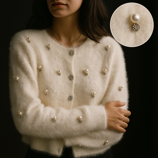Atelier Perlé Cashmere Cardigan