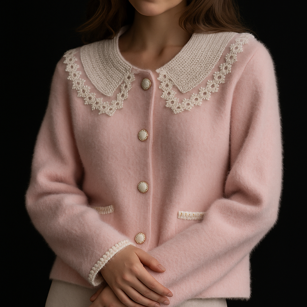 Belle Étoile Cashmere Knit Cardigan