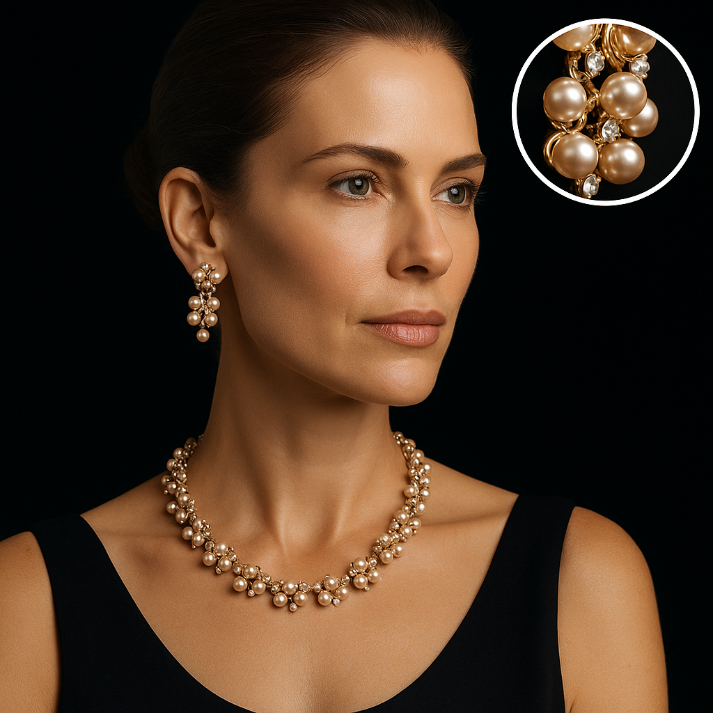 Opaline Royale Pearl Set