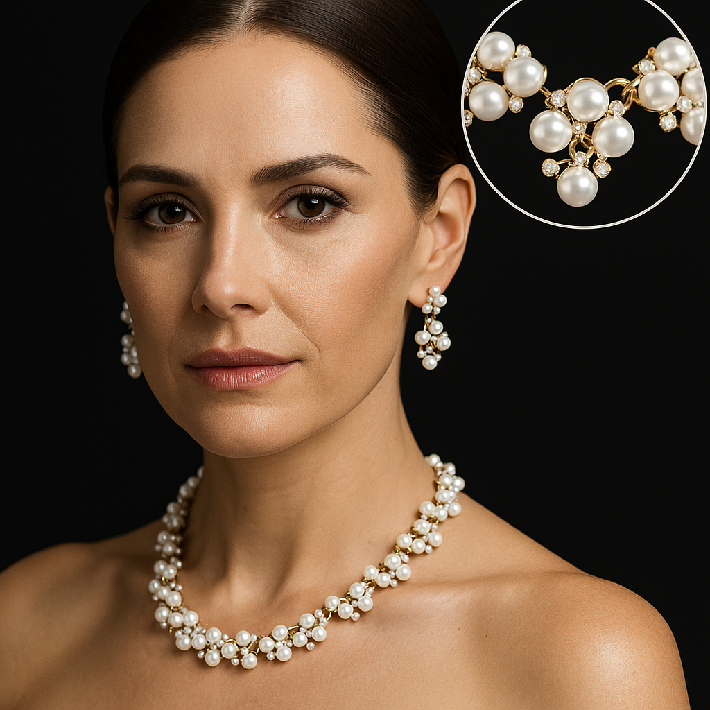 Opaline Royale Pearl Set