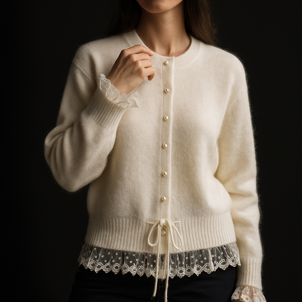 Pearl Lace Cardigan