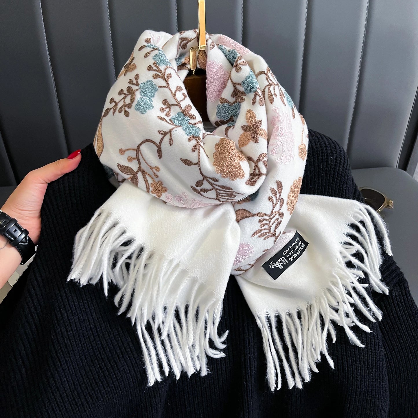 Camille Floral Prestige Scarf