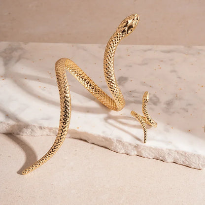 Medusa Serpent Cuff