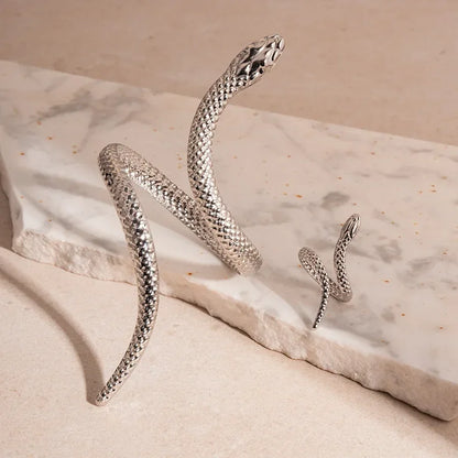 Medusa Serpent Cuff