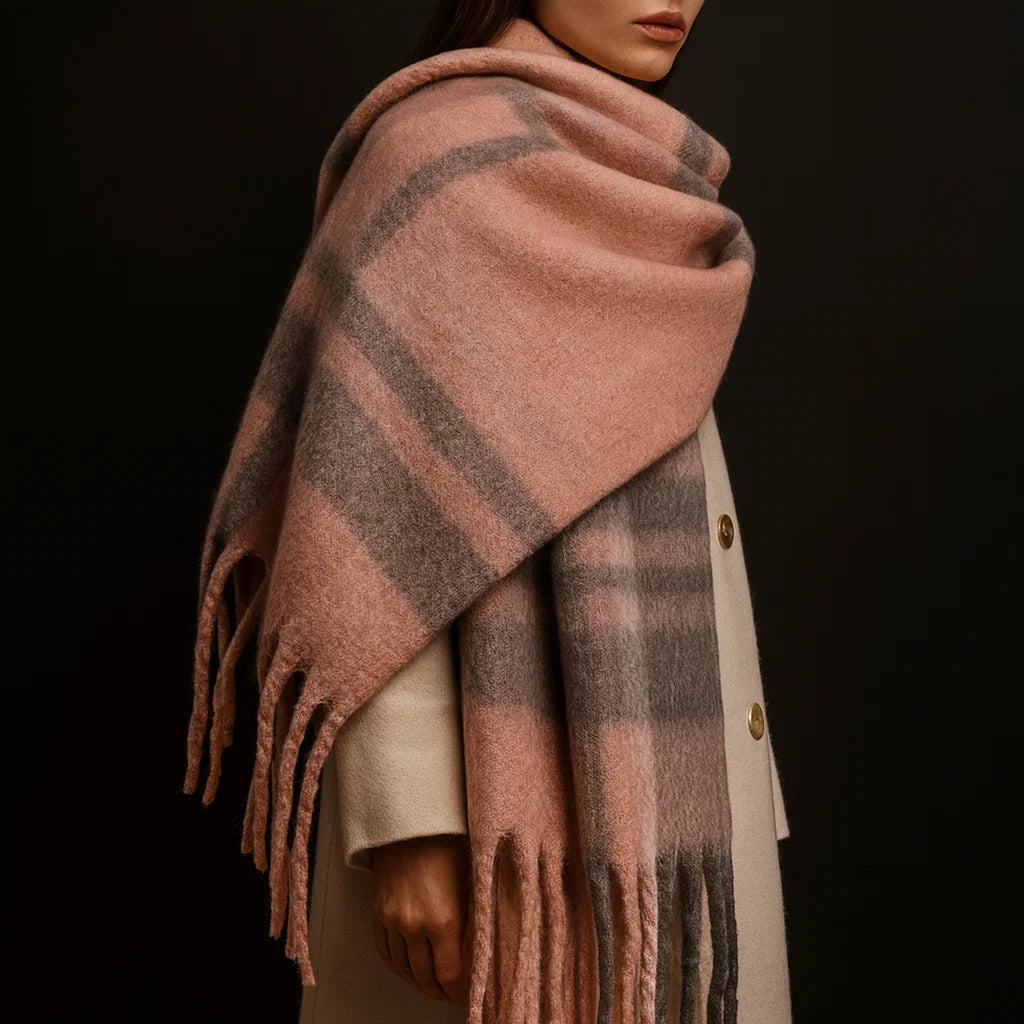 Belle Blush Winter Scarf