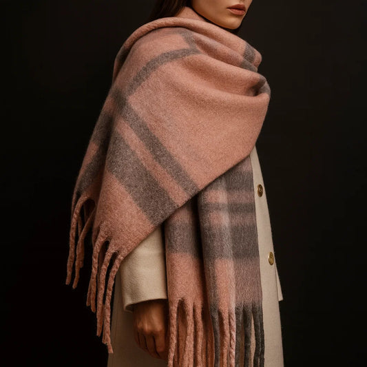 Belle Blush Winter Scarf