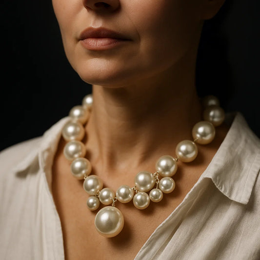 Belle Pearl Collar Necklace
