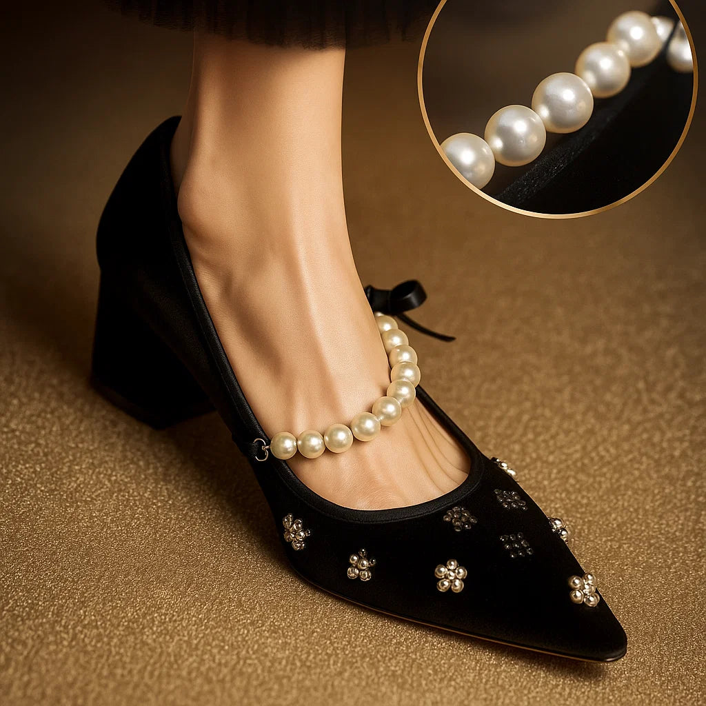 Velvet Pearl Mary Jane