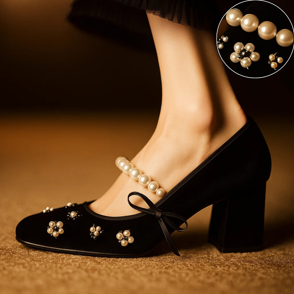 Velvet Pearl Mary Jane