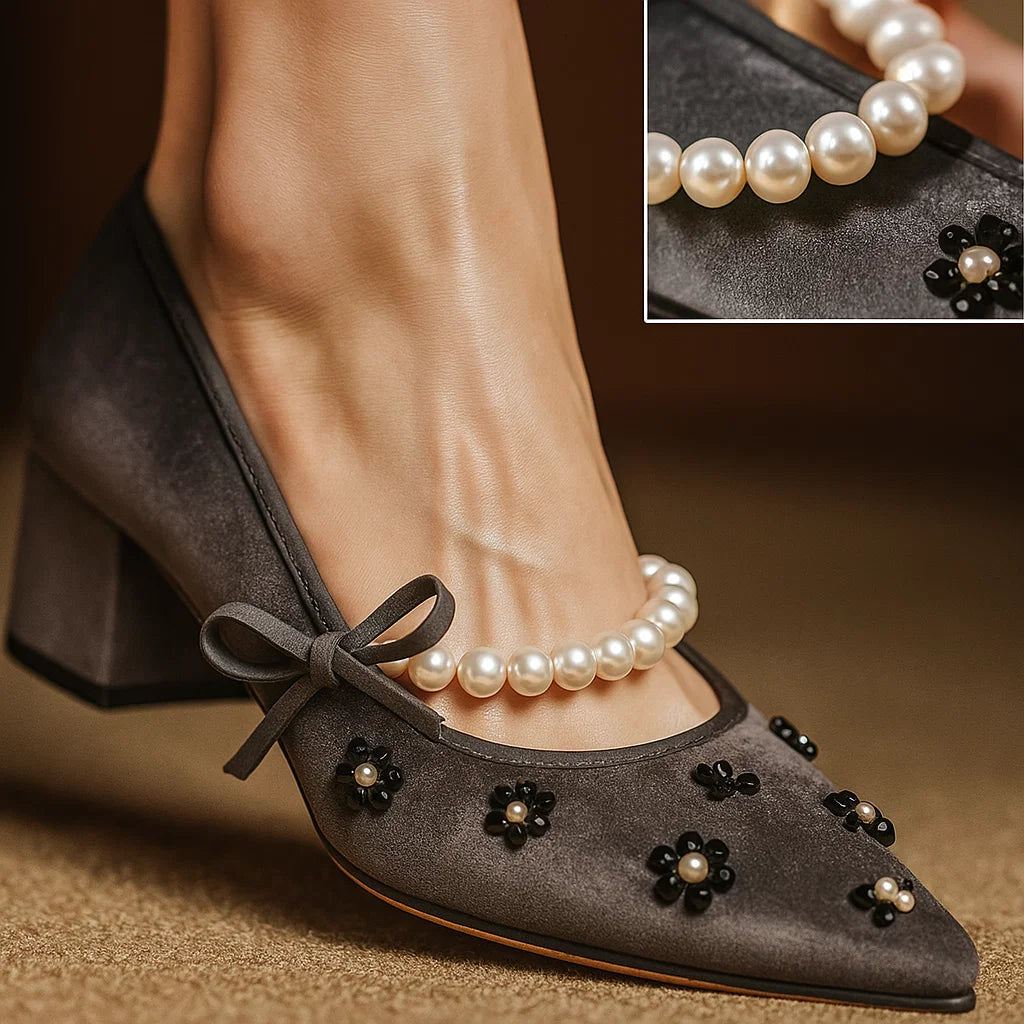 Velvet Pearl Mary Jane