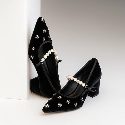 Velvet Pearl Mary Jane