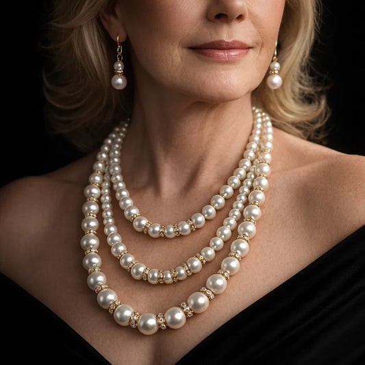 Anne-Marie Akoya Pearl Set