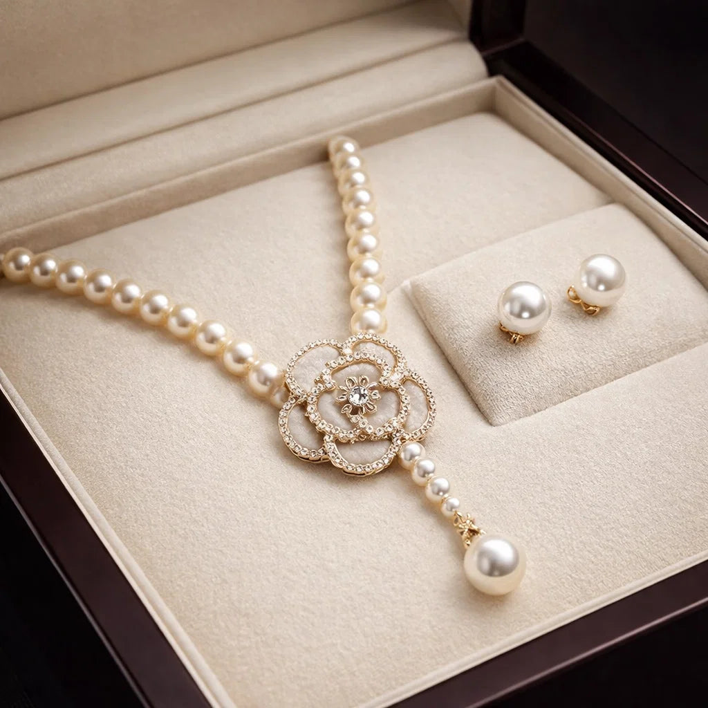 Camélia Royale Pearl Set
