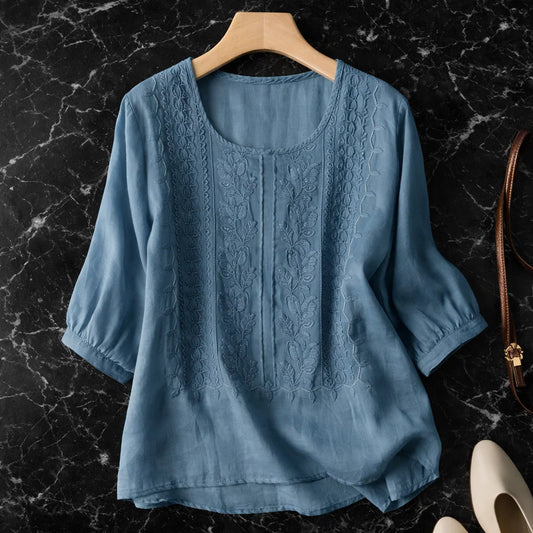 Adele Linen Blouse