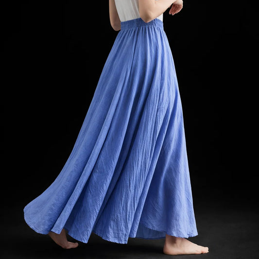 Santorini Linen Skirt